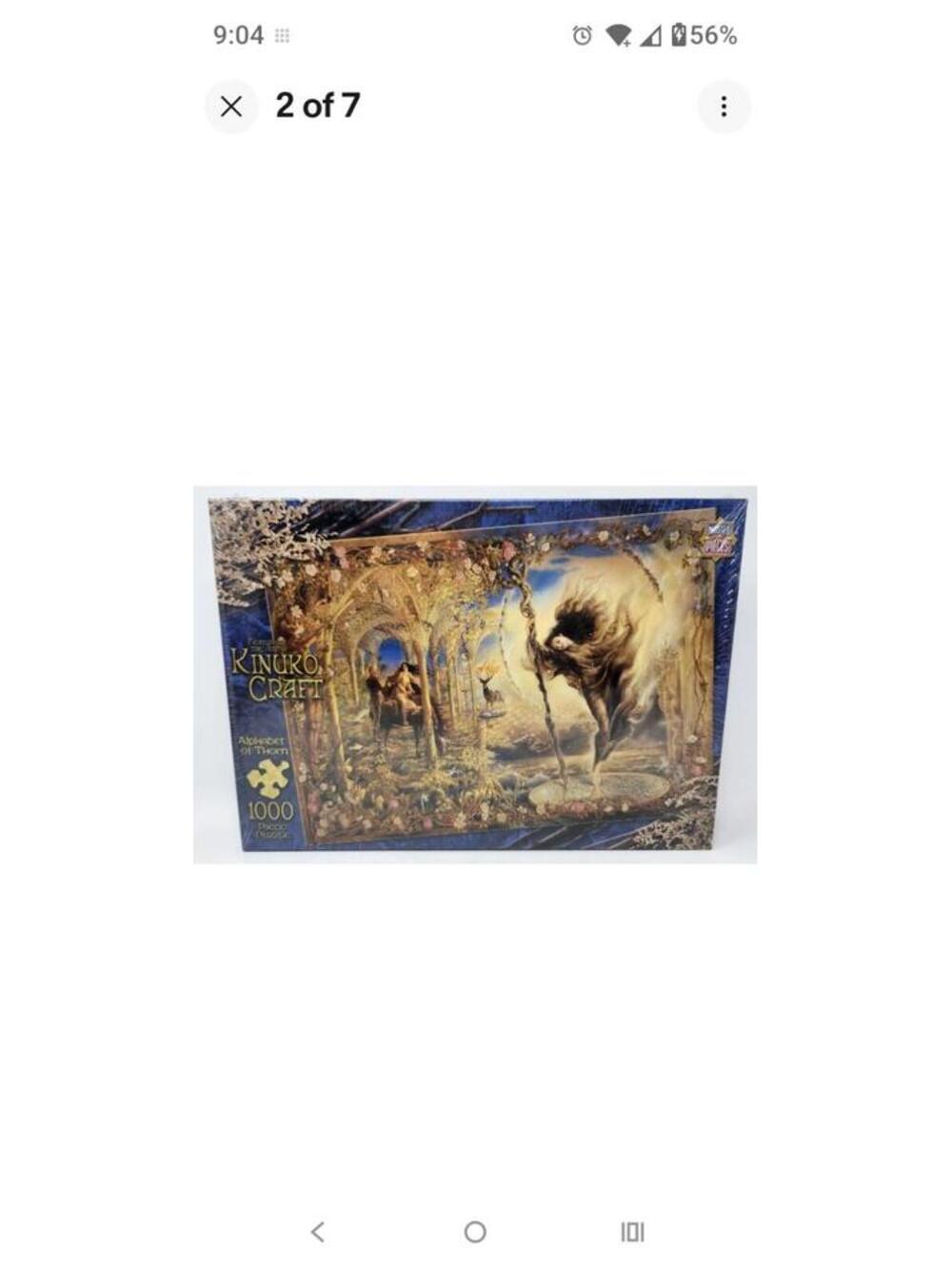 Kinuko Craft Alphabet of Thorn Masterpieces 1000 Piece Jigsaw Sealed NEW
